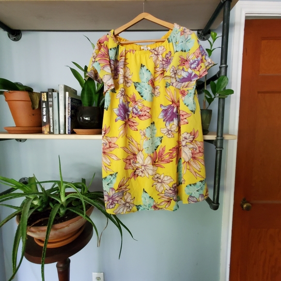 Umgee Floral tunic dress - Picture 3 of 5